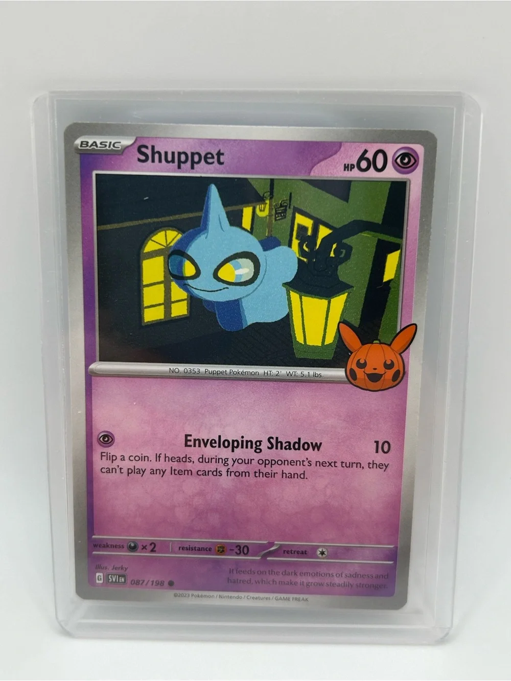 Shuppet Pokémon Card - Trick or Trade 🎃087/198